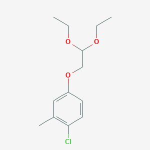 molecular formula C13H19ClO3 B8552501 1-Chloro-4-(2,2-diethoxy-ethoxy)-2-methyl-benzene 