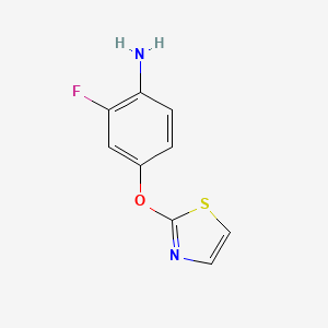 2-Fluoro-4-(thiazol-2-yloxy)-phenylamine