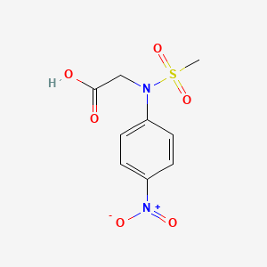 N-carboxymethyl-N-methylsulphonyl-4-nitroaniline