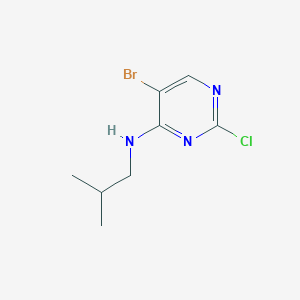 (5-Bromo-2-chloro-pyrimidin-4-yl)-isobutyl-amine