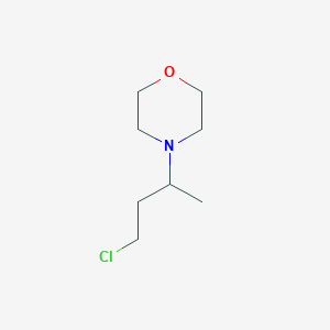 molecular formula C8H16ClNO B8552621 3-Morpholino-1-chlorobutane 