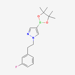 1-(3-fluorophenethyl)-4-(4,4,5,5-tetramethyl-1,3,2-dioxaborolan-2-yl)-1H-pyrazole
