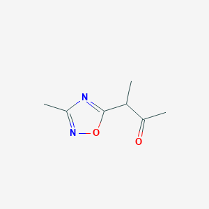 3-(3-Methyl-[1,2,4]oxadiazol-5-yl)-butan-2-one