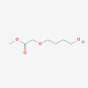 molecular formula C7H14O4 B8552701 (4-Hydroxy-butoxy)-acetic acid methyl ester 