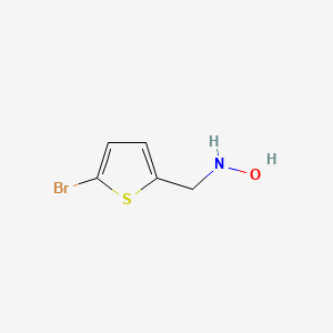 molecular formula C5H6BrNOS B8552738 (5-Bromothien-2-yl)methyl hydroxylamine 