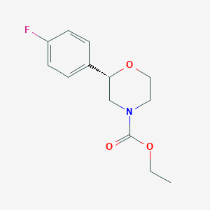Ethyl (2s)-2-(4-fluorophenyl)morpholine-4-carboxylate