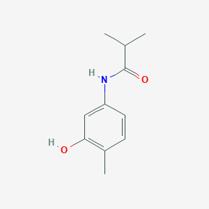 molecular formula C11H15NO2 B8552784 N-(3-hydroxy-4-methyl-phenyl)-isobutyramide 