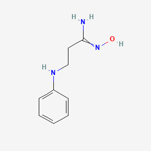 3-anilino-N'-hydroxypropanimidamide