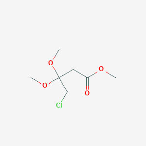 Methyl 4-chloro-3,3-dimethoxybutanoate