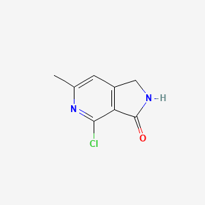4-Chloro-6-methyl-1,2-dihydropyrrolo[3,4-c]pyridine-3-one