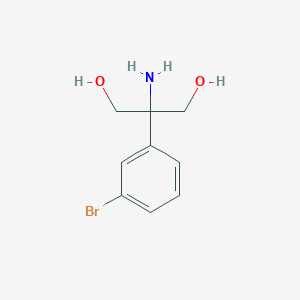 molecular formula C9H12BrNO2 B8552845 2-Amino-2-(3-bromo-phenyl)-propane-1,3-diol 