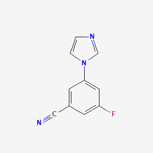 3-Fluoro-5-cyano-(1H-imidazol-1-yl)-benzene