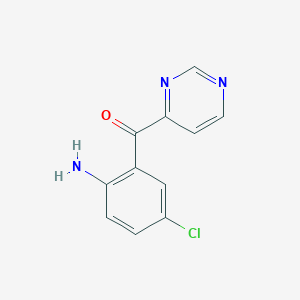 (2-Amino-5-chloro-phenyl)-pyrimidin-4-yl-methanone