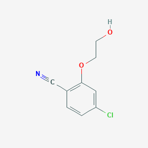 4-Chloro-2-(2-hydroxy-ethoxy)benzonitrile