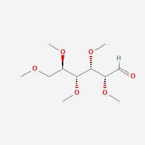 molecular formula C11H22O6 B085530 (2R,3S,4R,5R)-2,3,4,5,6-Pentamethoxyhexanal CAS No. 14168-89-9