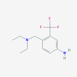 4-Diethylaminomethyl-3-trifluoromethyl-phenylamine