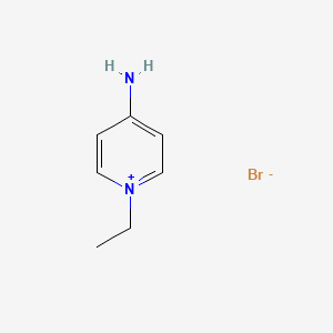 molecular formula C7H11BrN2 B8553064 p-Amino-n-ethylpyridinium bromide 