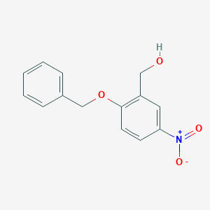 molecular formula C14H13NO4 B8553070 2-Benzyloxy-5-nitrobenzylalcohol 