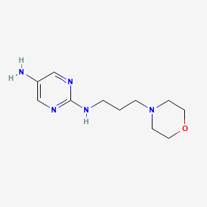 N2-(3-morpholinopropyl)pyrimidine-2,5-diamine