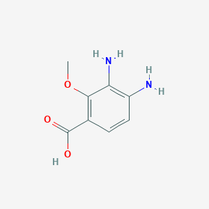 molecular formula C8H10N2O3 B8553110 2-Methoxy-3,4-diaminobenzoic Acid 
