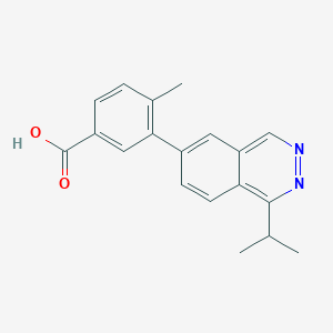 molecular formula C19H18N2O2 B8553150 3-(1-Isopropylphthalazin-6-yl)-4-methylbenzoic acid 