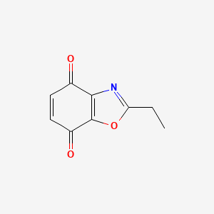 molecular formula C9H7NO3 B8553353 2-Ethyl-1,3-benzoxazole-4,7-dione CAS No. 477603-36-4
