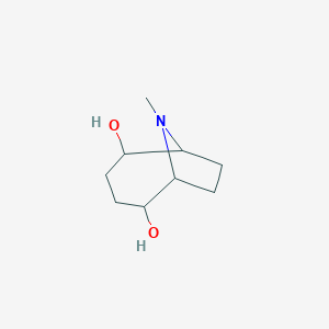 9-Methyl-9-azabicyclo[4.2.1]nonane-2,5-diol