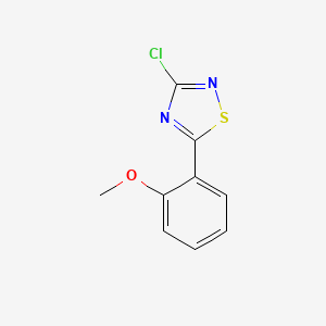 3-Chloro-5-(2-methoxyphenyl)-1,2,4-thiadiazole