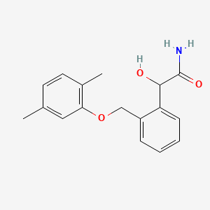 molecular formula C17H19NO3 B8553474 2-[2-[(2,5-Dimethylphenoxy)methyl]phenyl]-2-hydroxyacetamide 
