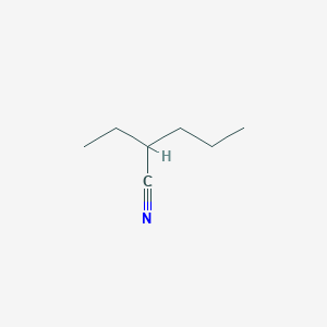 molecular formula C7H13N B8553678 2-Ethylpentanenitrile 
