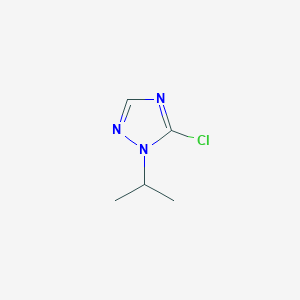 molecular formula C5H8ClN3 B8553782 5-chloro-1-isopropyl-1H-[1,2,4]triazole 