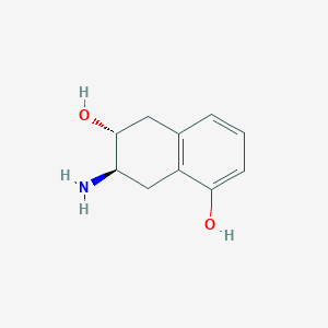 (6R,7R)-7-Amino-5,6,7,8-tetrahydronaphthalene-1,6-diol