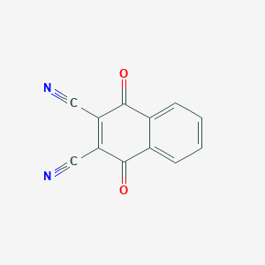 molecular formula C12H4N2O2 B085539 2,3-Dicyano-1,4-naphthoquinone CAS No. 1018-78-6