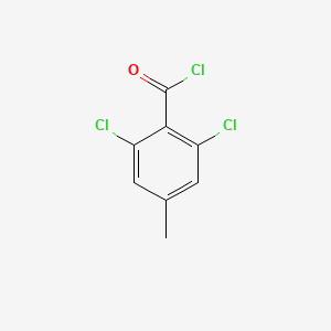 molecular formula C8H5Cl3O B8553917 2,6-Dichloro-4-methylbenzoyl chloride 