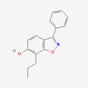 6-Hydroxy-7-propyl-3-phenylbenzisoxazole