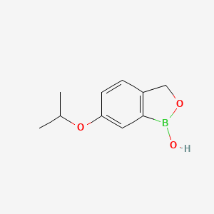 molecular formula C10H13BO3 B8553970 6-Isopropoxy-1,3-dihydro-1-hydroxy-2,1-benzoxaborole 