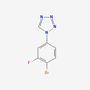 1-(4-bromo-3-fluorophenyl)-1H-tetrazole