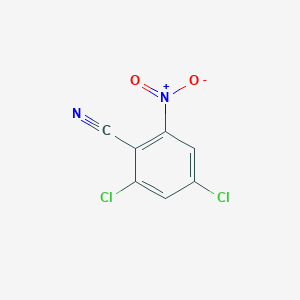 molecular formula C7H2Cl2N2O2 B8554047 2,4-Dichloro-6-nitrobenzonitrile 