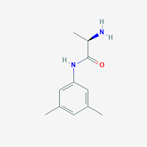 molecular formula C11H16N2O B8554055 (2R)-2-Amino-N-(3,5-dimethylphenyl)propanamide 