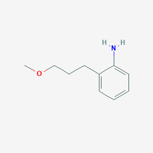 molecular formula C10H15NO B8554070 2-(3-Methoxypropyl)phenylamine 