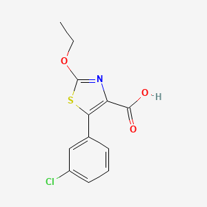 5-(3-Chloro-phenyl)-2-ethoxy-thiazole-4-carboxylic acid