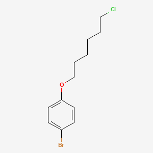 molecular formula C12H16BrClO B8554184 p-(6-Chlorohexyloxy)bromobenzene 