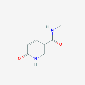 molecular formula C7H8N2O2 B085542 1,6-二氢-N-甲基-6-氧代烟酰胺 CAS No. 1007-18-7