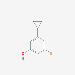 molecular formula C9H9BrO B8554220 3-Bromo-5-cyclopropyl-phenol 