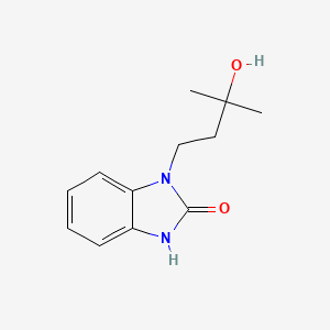 molecular formula C12H16N2O2 B8554433 1-(3-hydroxy-3-methylbutyl)-1,3-dihydro-2H-benzimidazol-2-one 