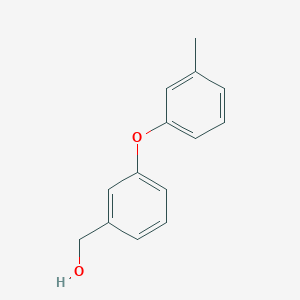 molecular formula C14H14O2 B8554449 [3-(3-Methylphenoxy)phenyl]methanol CAS No. 89820-44-0