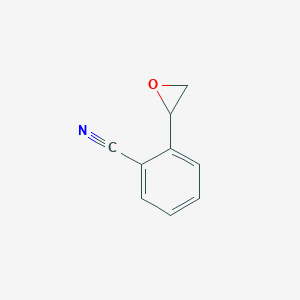 molecular formula C9H7NO B8554454 2-(Oxiran-2-yl)benzonitrile 