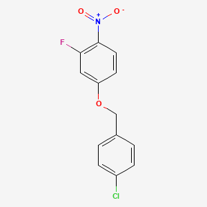 2-Fluoro-4-(4-chlorophenylmethoxy)nitrobenzene