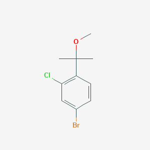4-Bromo-2-chloro-1-(1-methoxy-1-methyl-ethyl)-benzene