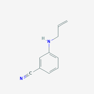 molecular formula C10H10N2 B8554582 3-(Allylamino)benzonitrile 